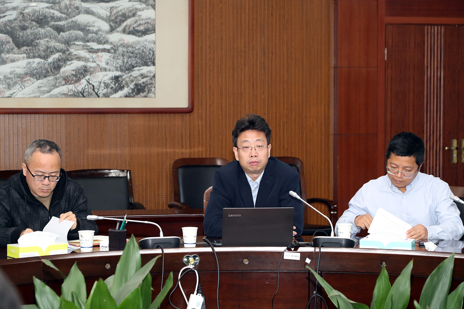 《学报》主编王健教授汇报《学报》2023年工作情况.JPG